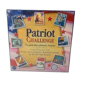 New Patriot Challenge - The Board Game That Celebrates America Sealed